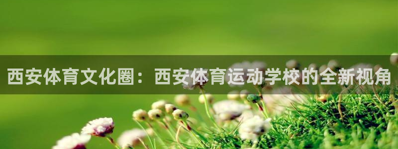 利记官网登录入口：西安体育文化圈：西